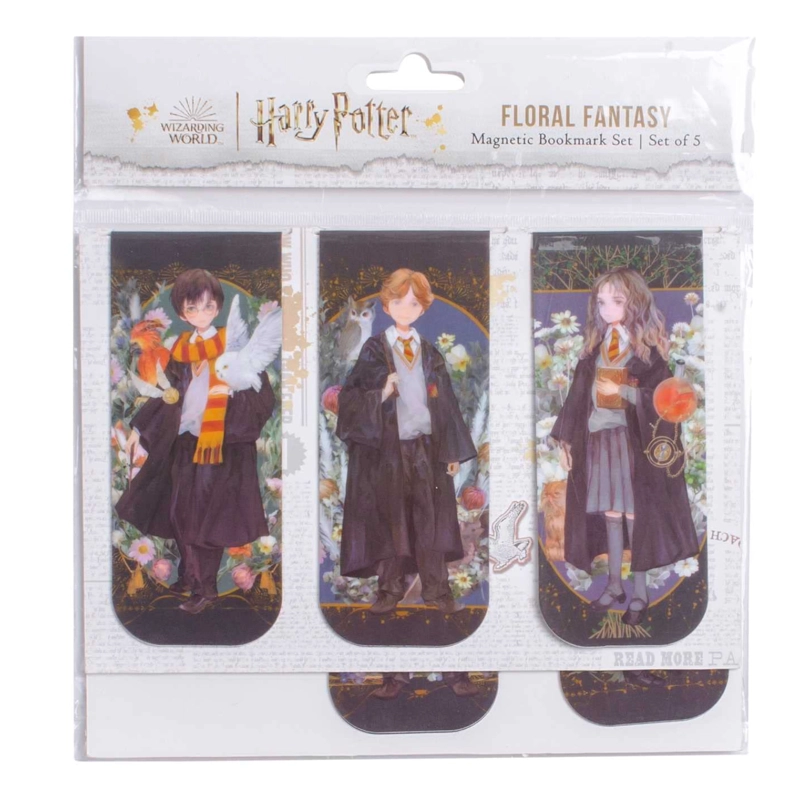 HARRY POTTER FLORAL FANTASY MARCAPAGINAS MAGNETICOS (5) - 1
