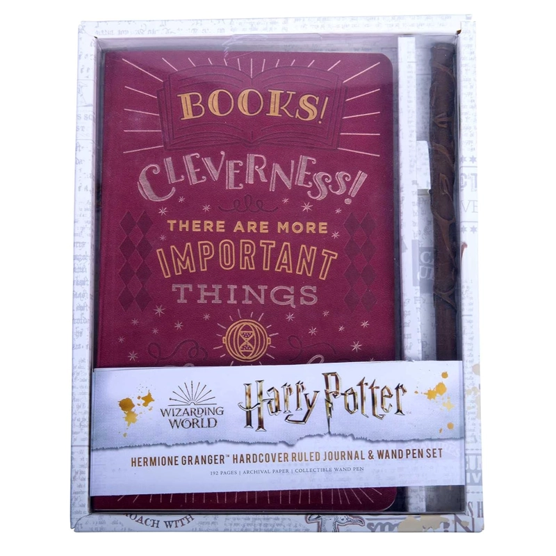 LIBRETA T.DURA Y VARITA DISEÑO HERMIONE HARRY POTTER - 1