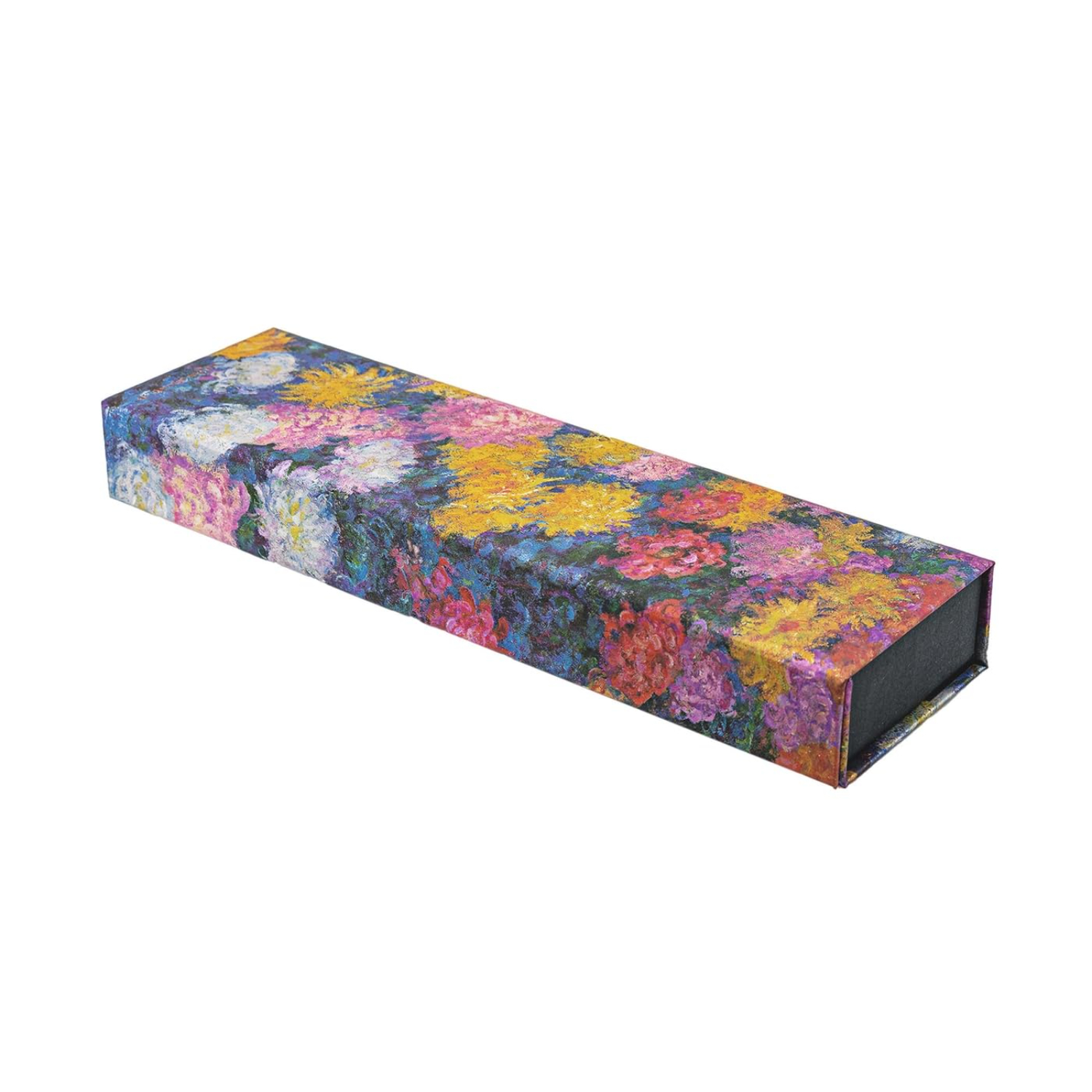 CAJA ESTUCHE PAPERBLANKS PARA LAPICES CRISANTEMOS DE MONET - 1