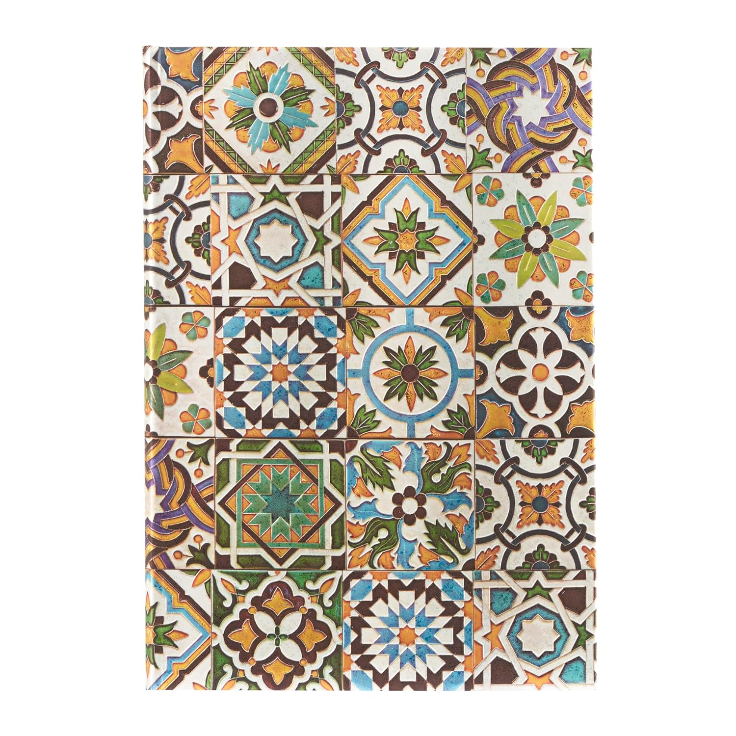 LIBRETA PAPERBLANKS AZULEJOS PORTUGUESES MIDI LINEAS TAPA DURA - 1