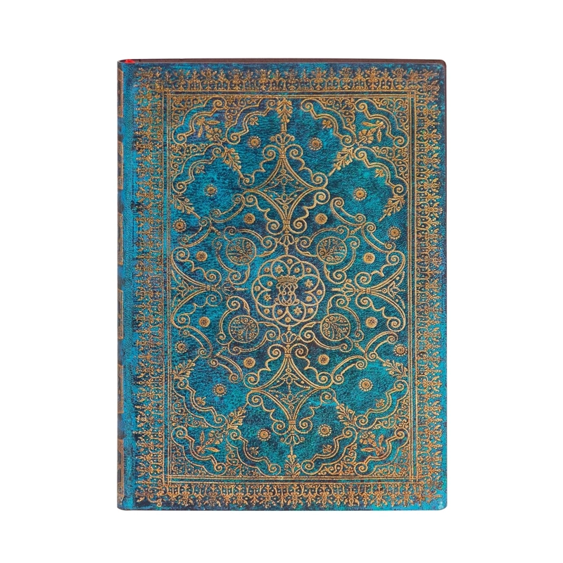LIBRETA PAPERBLANKS AZURE MIDI LINEAS TAPA FLEXIBLE - 1