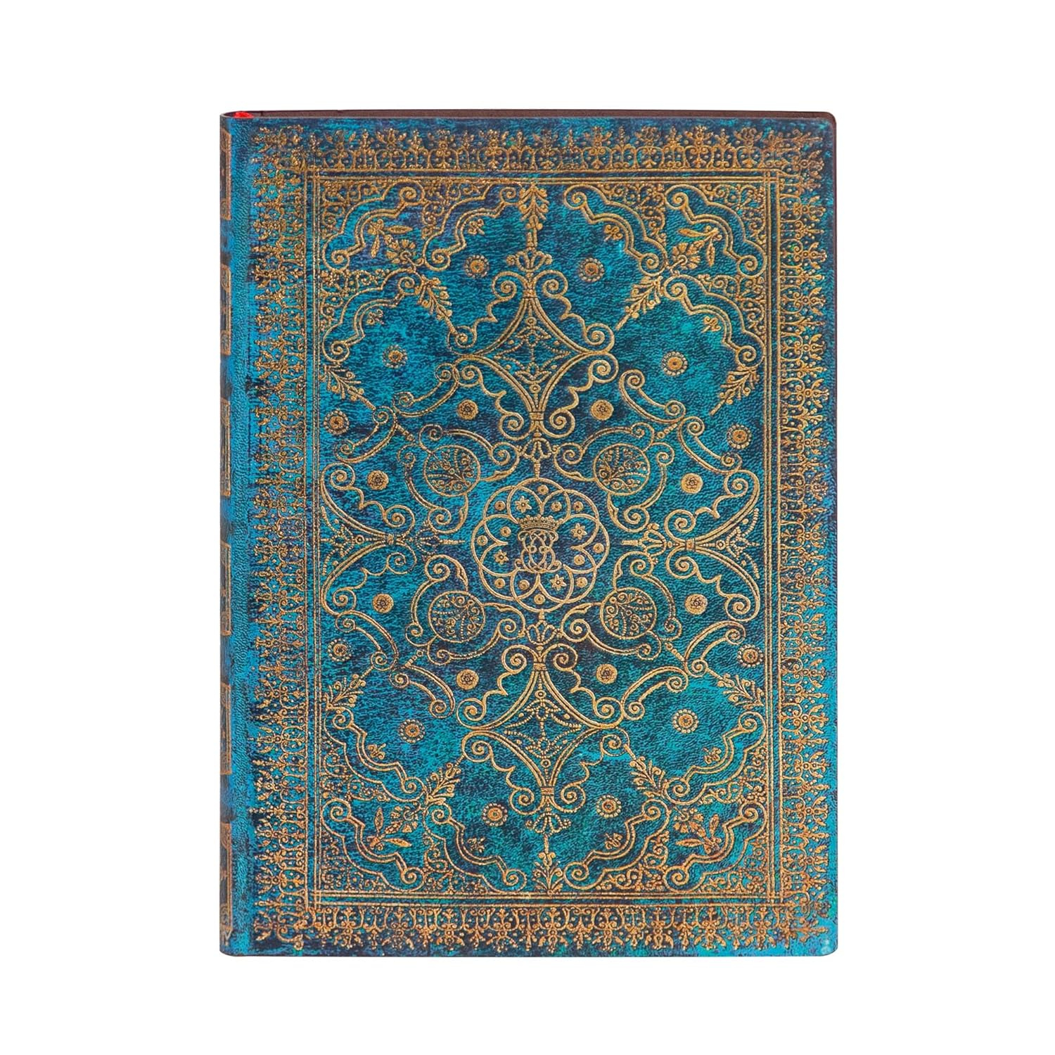 LIBRETA PAPERBLANKS AZURE MIDI LINEAS TAPA FLEXIBLE - 1