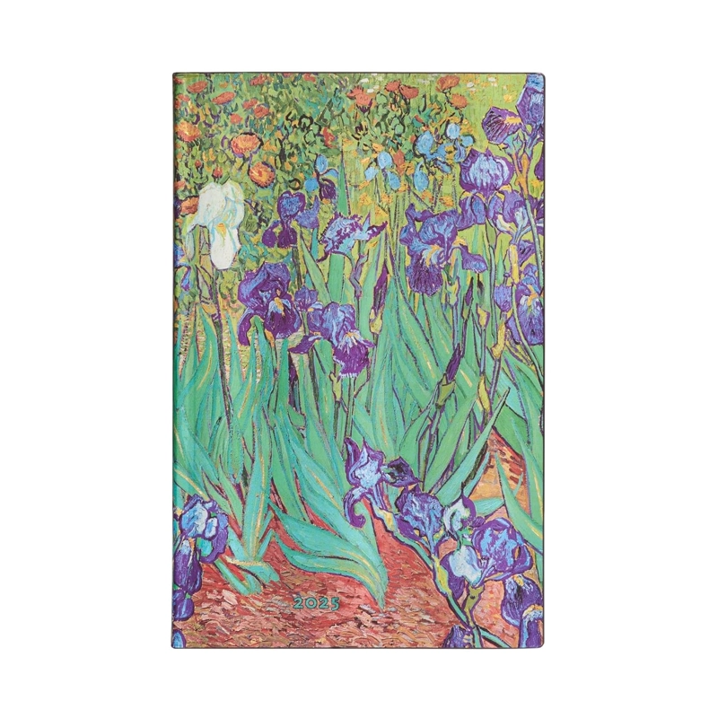 AGENDA 2025 PAPERBLANKS LIRIOS DE VAN GOGH MAXI VISTA SEMANA T.BLANDA - 1