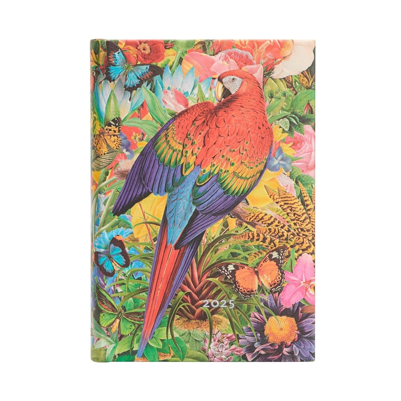 AGENDA 2025 PAPERBLANKS TROPICAL GARDEN MINI VISTA DIA TAPA DURA - 1