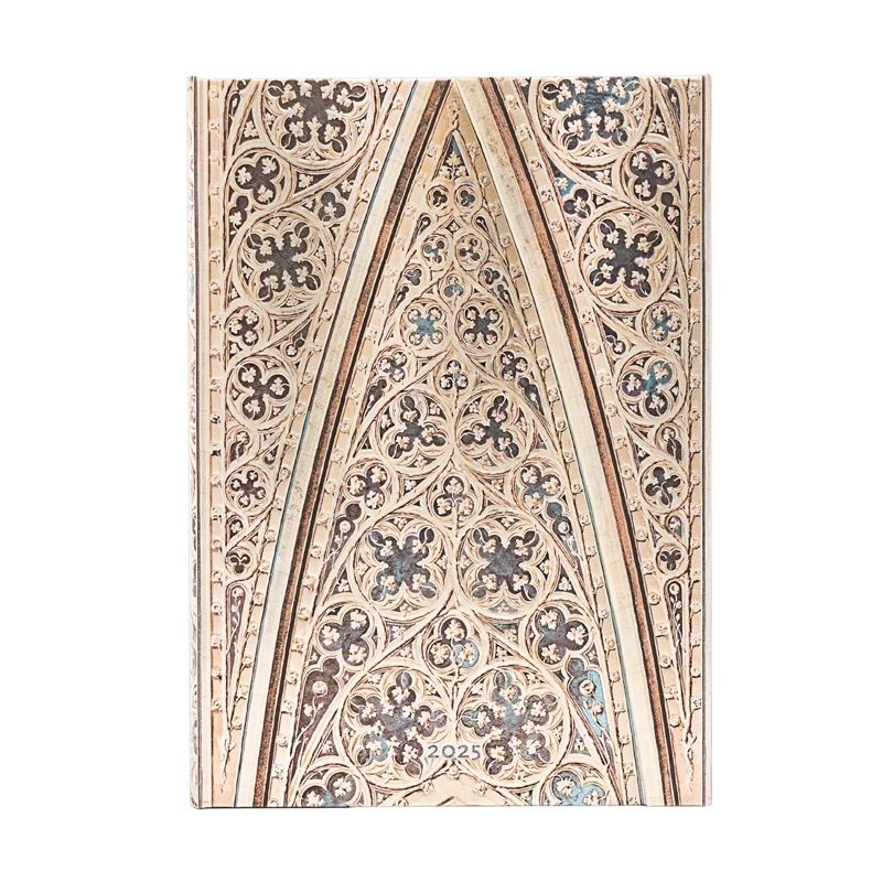 AGENDA 2025 PAPERBLANKS CATEDRAL DE MILAN MIDI VISTA SEMANA TAPA DURA