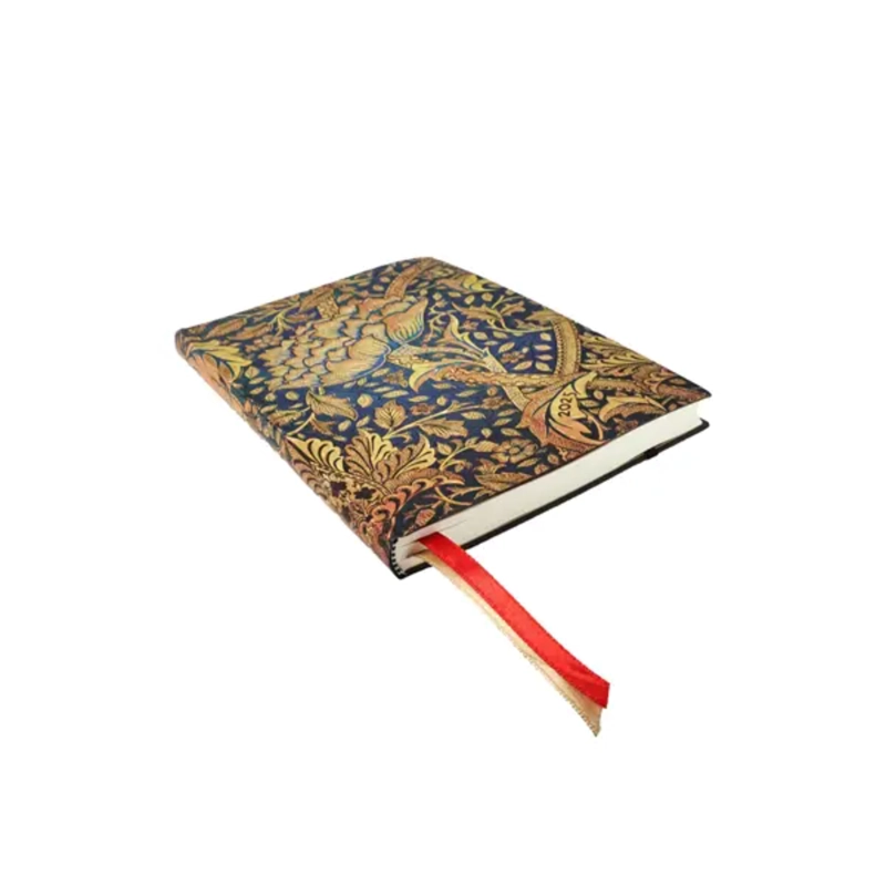 AGENDA 2025 PAPERBLANKS WILLIAM MORRIS DANZA MIDI VISTA SEMANA T.BLANDA - 2