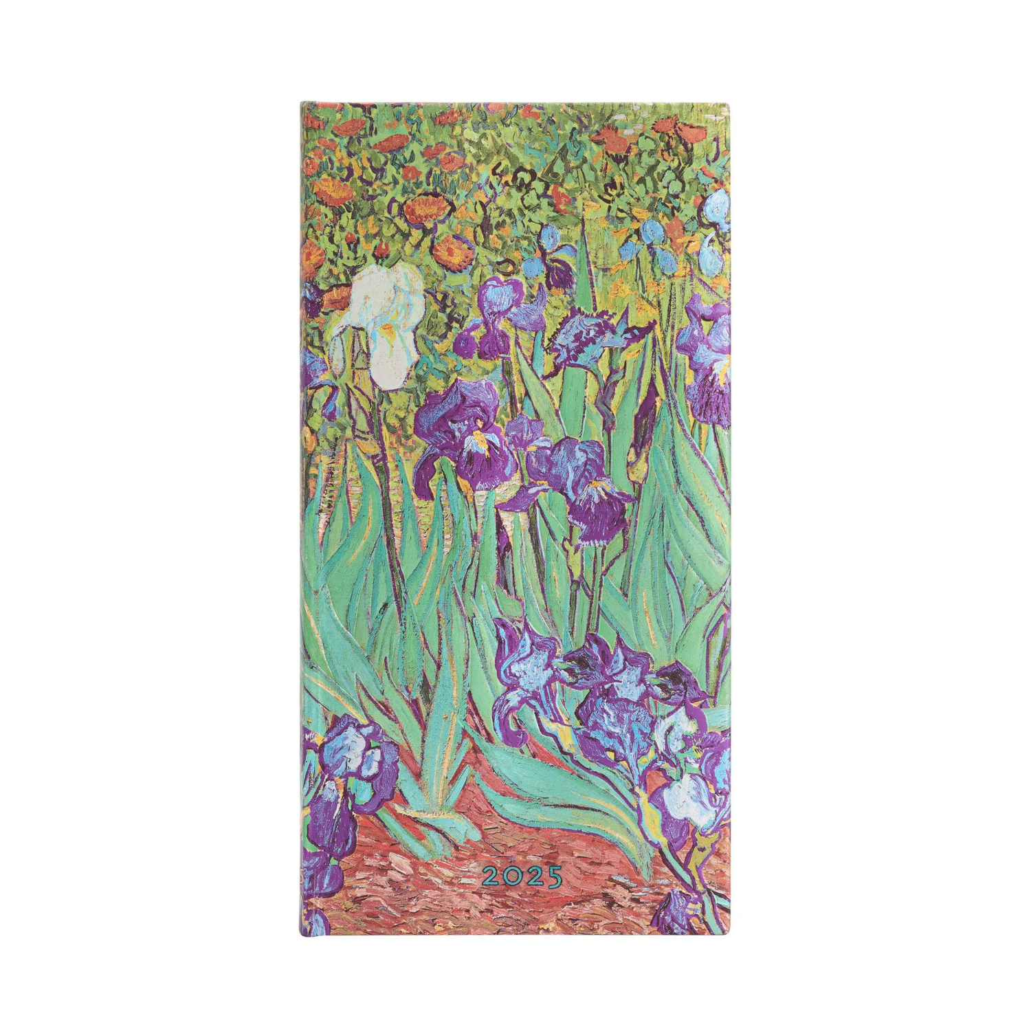 AGENDA 2025 PAPERBLANKS LIRIOS DE VAN GOGH SLIM VISTA SEMANA T. DURA - 1