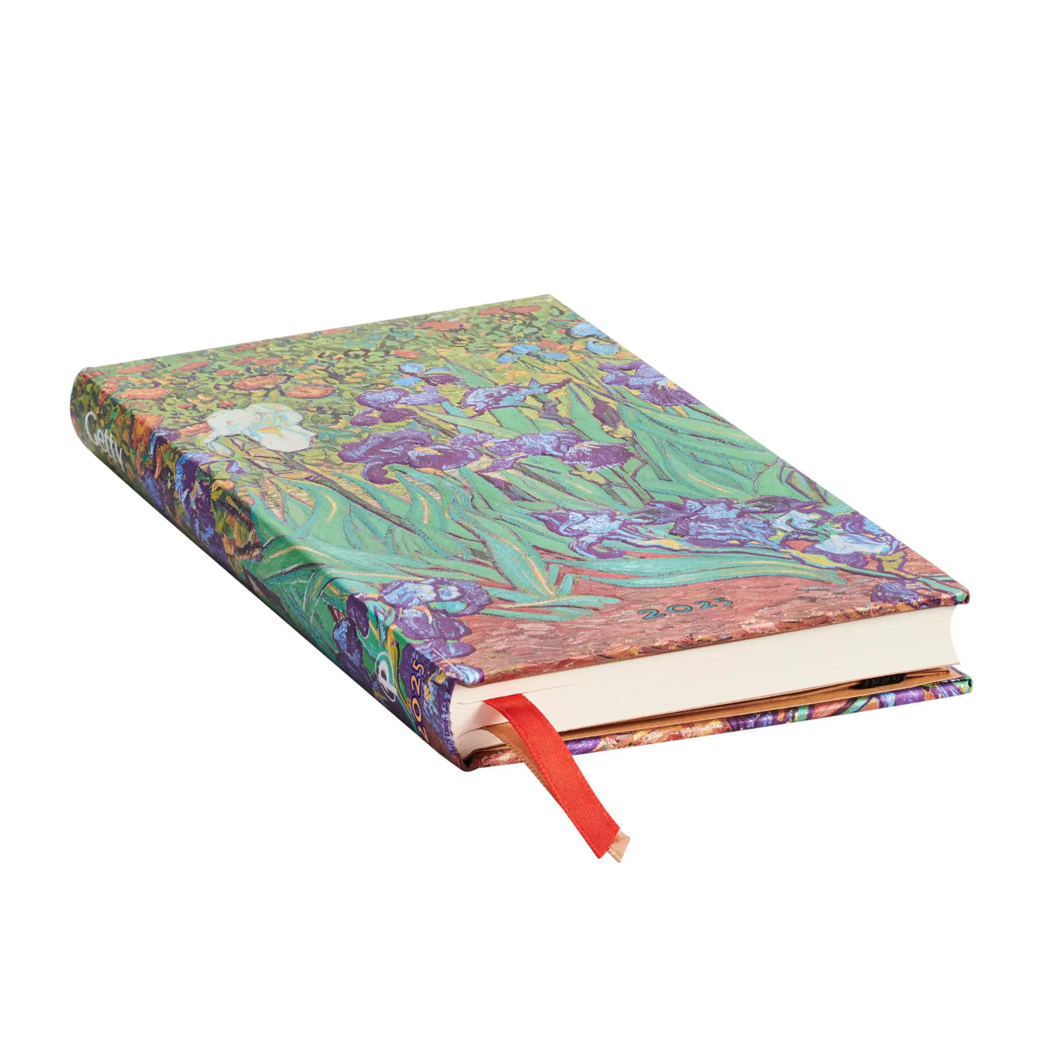 AGENDA 2025 PAPERBLANKS LIRIOS DE VAN GOGH SLIM VISTA SEMANA T. DURA - 2