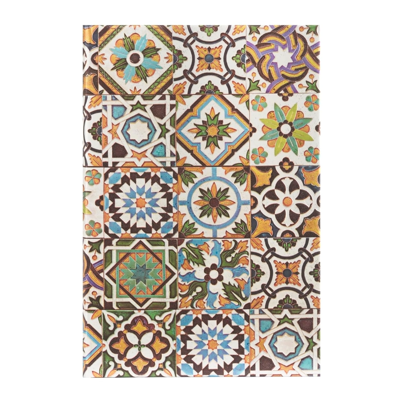 LIBRETA PAPERBLANKS AZULEJOS PORTUGUESES MINI LINEAS TAPA DURA - 1