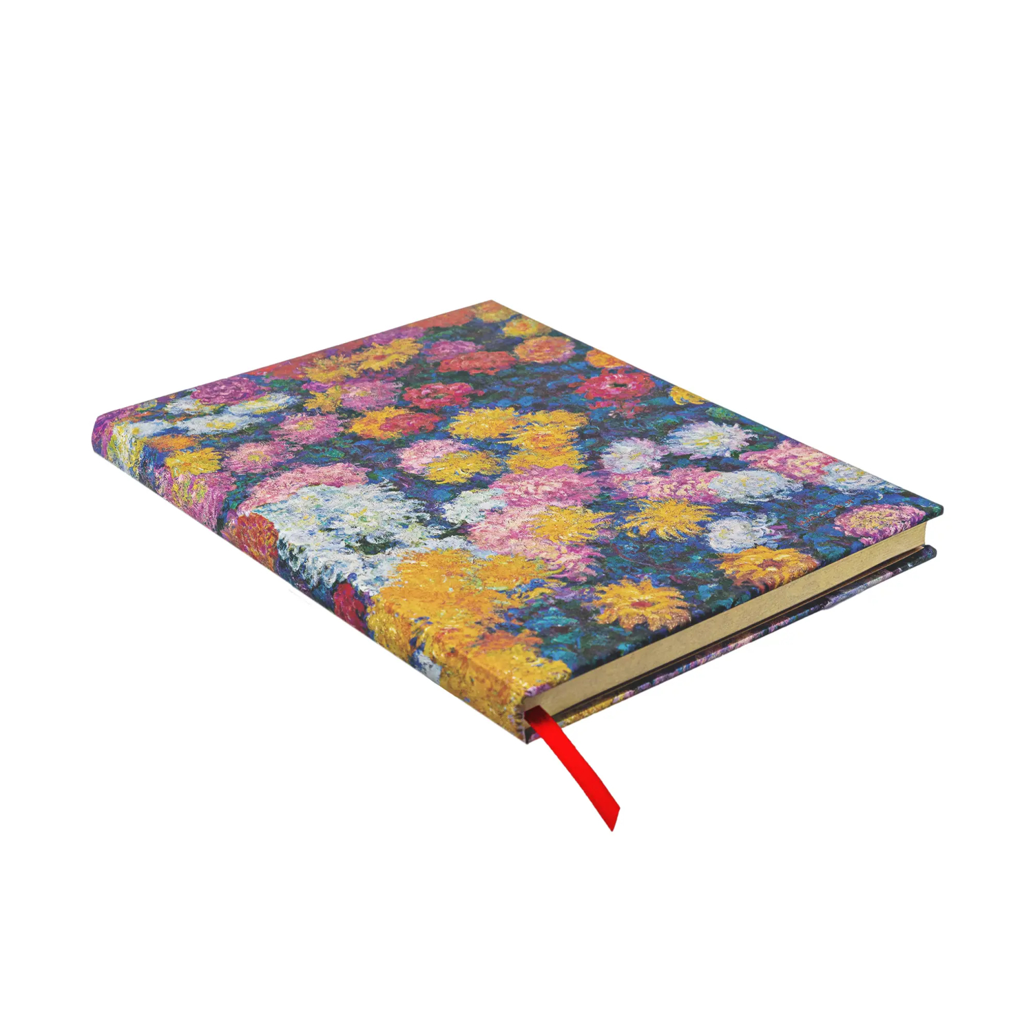 LIBRETA PAPERBLANKS MONET CRISANTEMOS ULTRA LINEAS TAPA DURA - 2