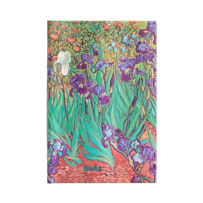 AGENDA 2025 PAPERBLANKS LIRIOS DE VAN GOGH MINI VISTA SEMANA T. DURA - 1