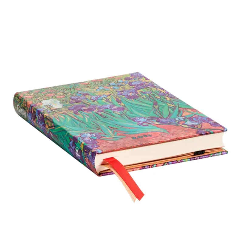 AGENDA 2025 PAPERBLANKS LIRIOS DE VAN GOGH MINI VISTA SEMANA T. DURA - 2