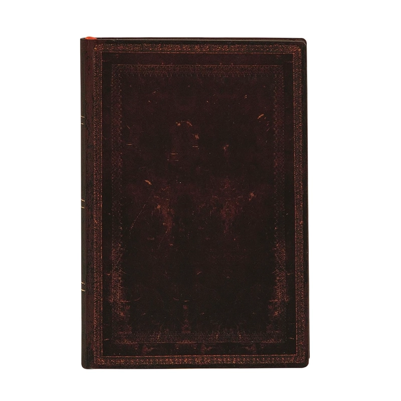 LIBRETA PAPERBLANKS BLACK MOROCCAN BOLD MINI LINEAS TAPA FLEXIBLE