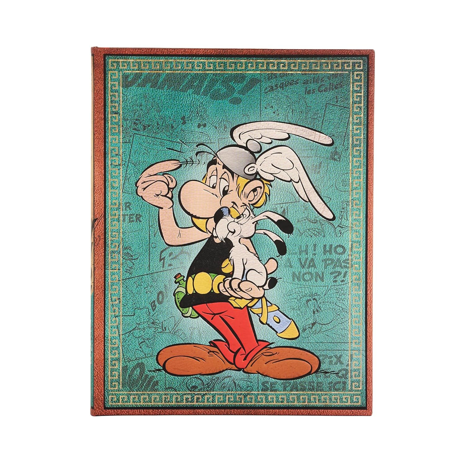 LIBRETA PAPERBLANKS LAS AVENTURAS DE ASTÉRIX ULTRA LINEAS TAPA DURA - 1
