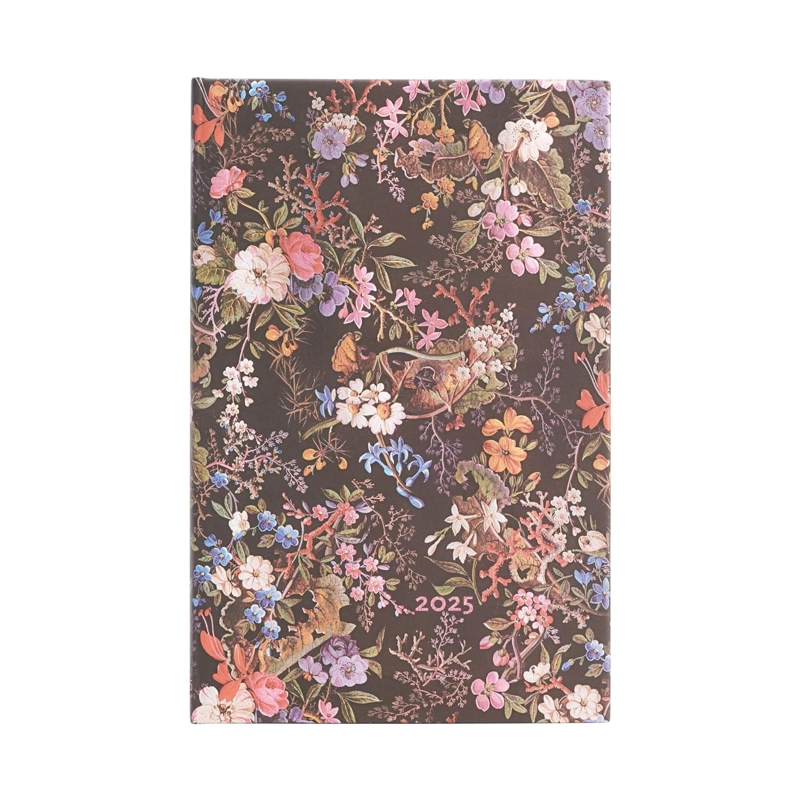 AGENDA 2025 PAPERBLANKS FLORALIA MAXI VISTA SEMANA TAPA DURA - 1