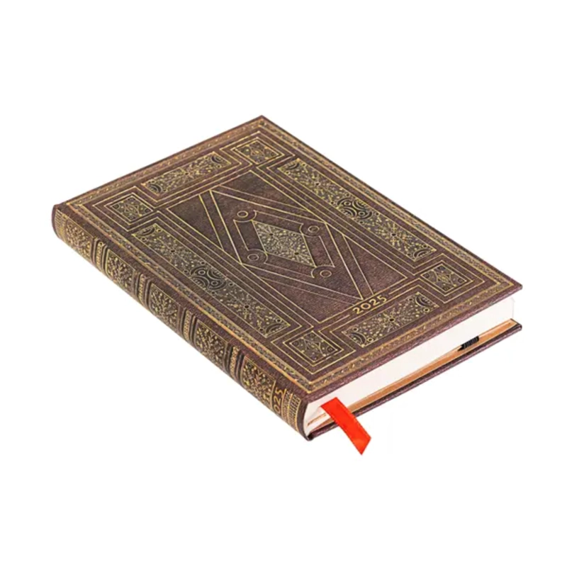 AGENDA 2025 PAPERBLANKS FIRST FOLIO MINI VISTA SEMANA TAPA DURA - 2