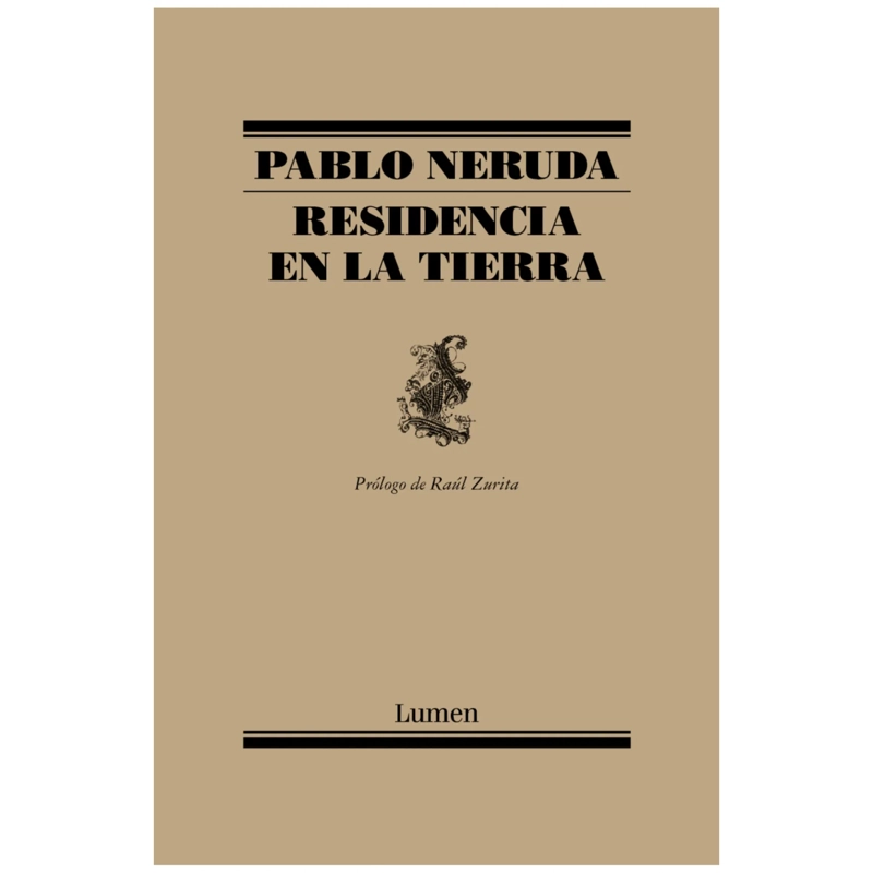 LIBRO RESIDENCIA EN LA TIERRA NERUDA PABLO - 1