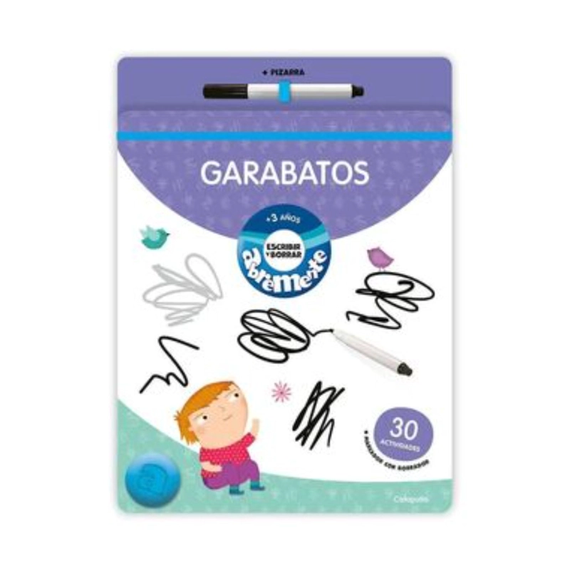 LIBRO ABREMENTE ESCRIBIR Y BORRAR GARABATOS EQUIPO EDITORIAL - 1