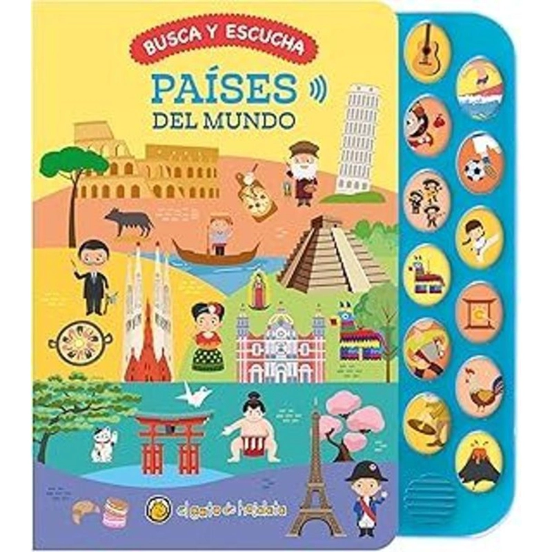 LIBRO PAISES DEL MUNDO BUSCA Y ESCUCHA EQUIPO EDITORIAL - 1