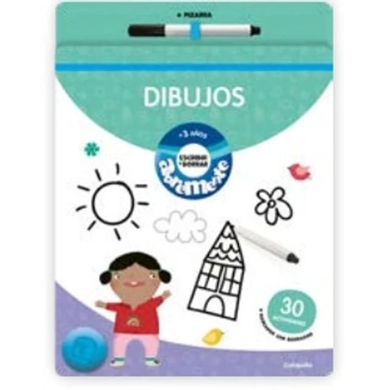 LIBRO ABREMENTE ESCRIBIR Y BORRAR DIBUJOS EQUIPO EDITORIAL - 1