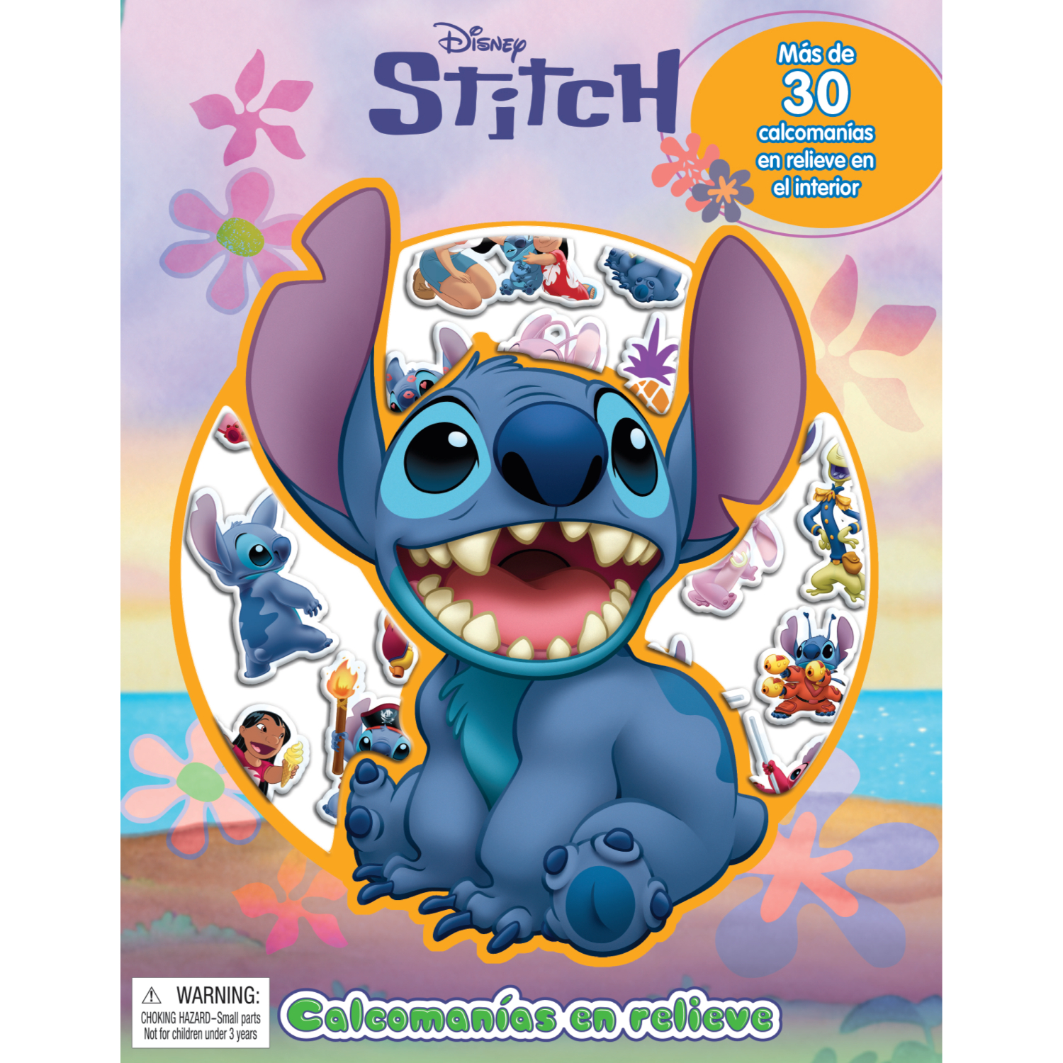 DISNEY STITCH CALCOMANIAS EN RELIEVE - 1