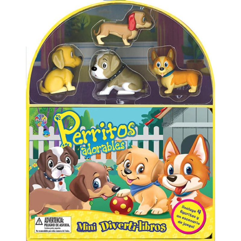 PERRITOS ADORABLES MINI DIVERTI - LIBROS - 1