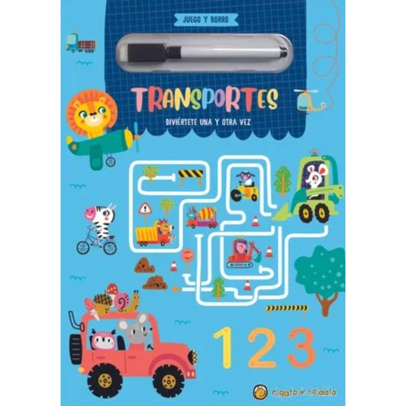 TRANSPORTES-JUEGA Y BORRA - 1