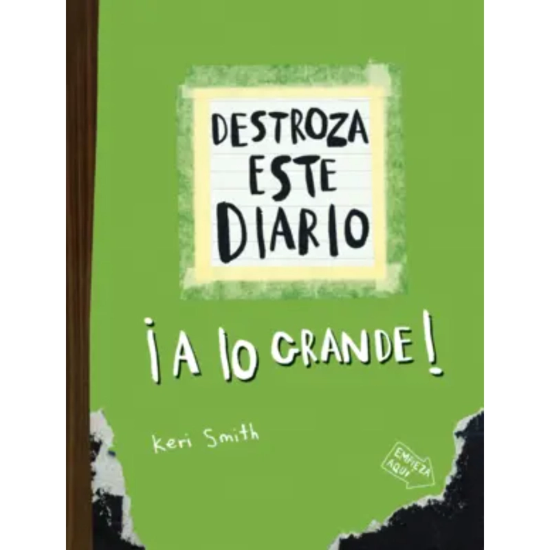 DESTROZA ESTE DIARIO. A LO GRANDE - VERDE FLUOR - 1
