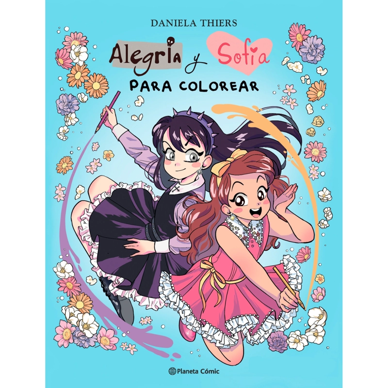 ALEGRIA Y SOFIA PARA COLOREAR - 1
