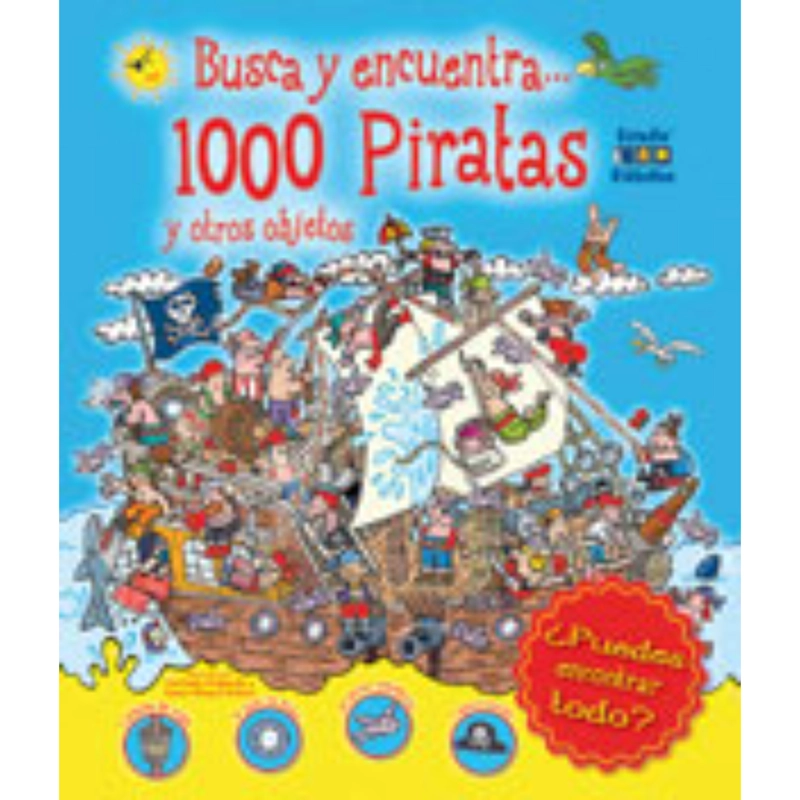 1000 PIRATAS Y OTROS OBJETOS -BUSCA Y ENCUENTRA.- - 1