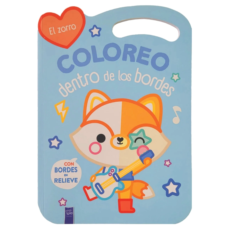 COLOREO DENTRO DE LOS BORDES: EL ZORRO - 1