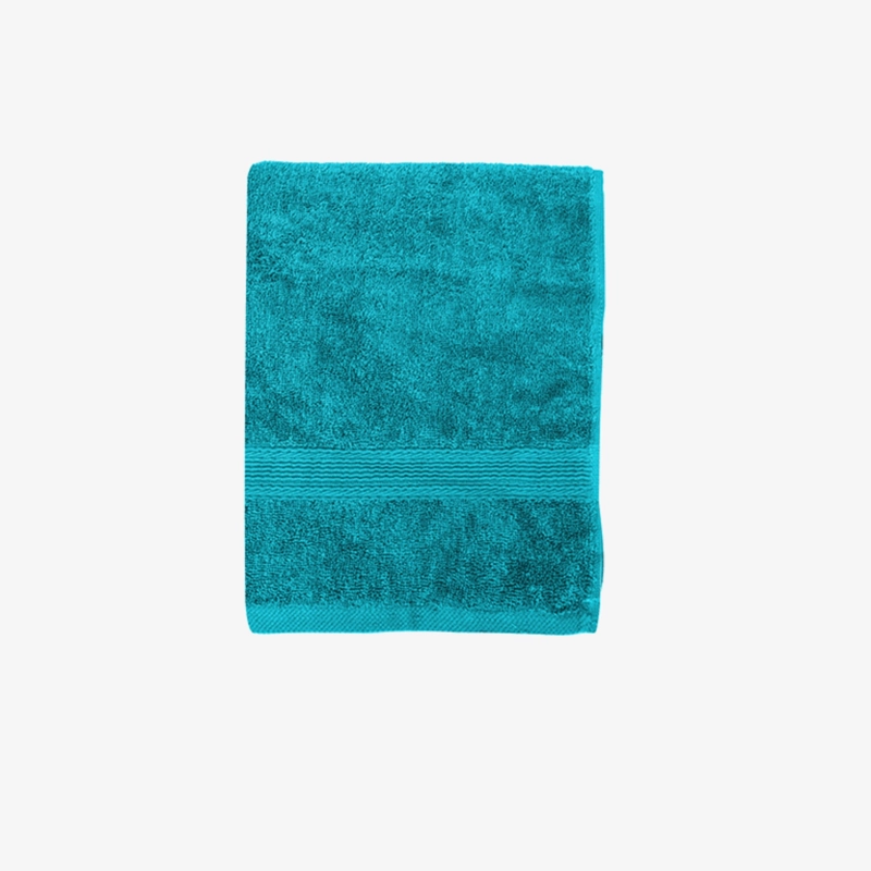TOALLA DE BAÑO GRANDE - ALGODON 550GRS 90X150CM ULTRA ABSORBENTE TURQUESA - 4
