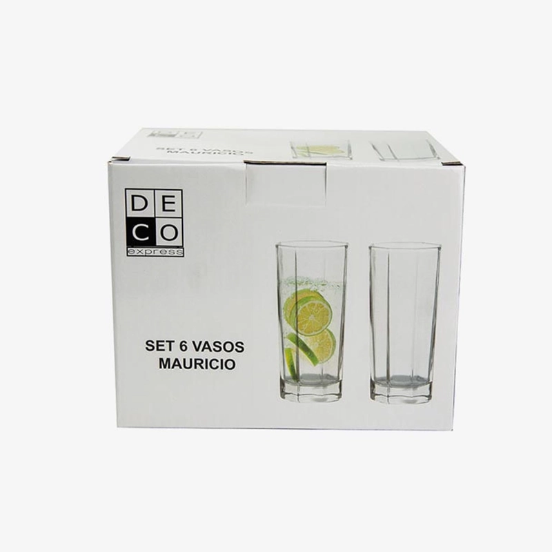 SET 6 VASOS MAURICIO 245 ML - 5