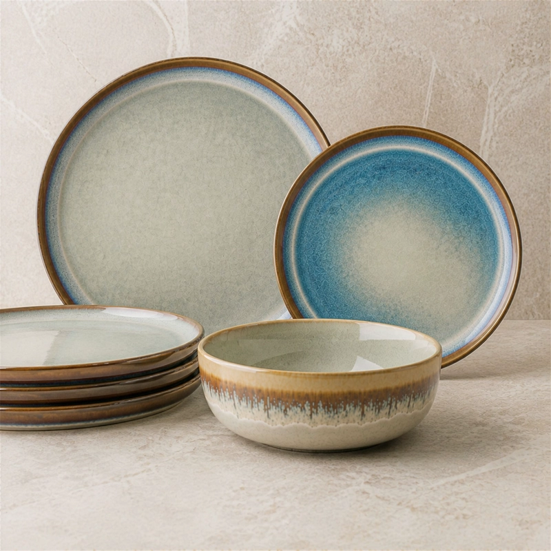 VAJILLA CERAMICA LISBOA 18 PIEZAS PARA 6 PERSONAS - 3