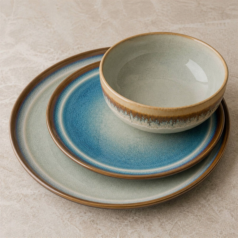 VAJILLA CERAMICA LISBOA 18 PIEZAS PARA 6 PERSONAS - 4
