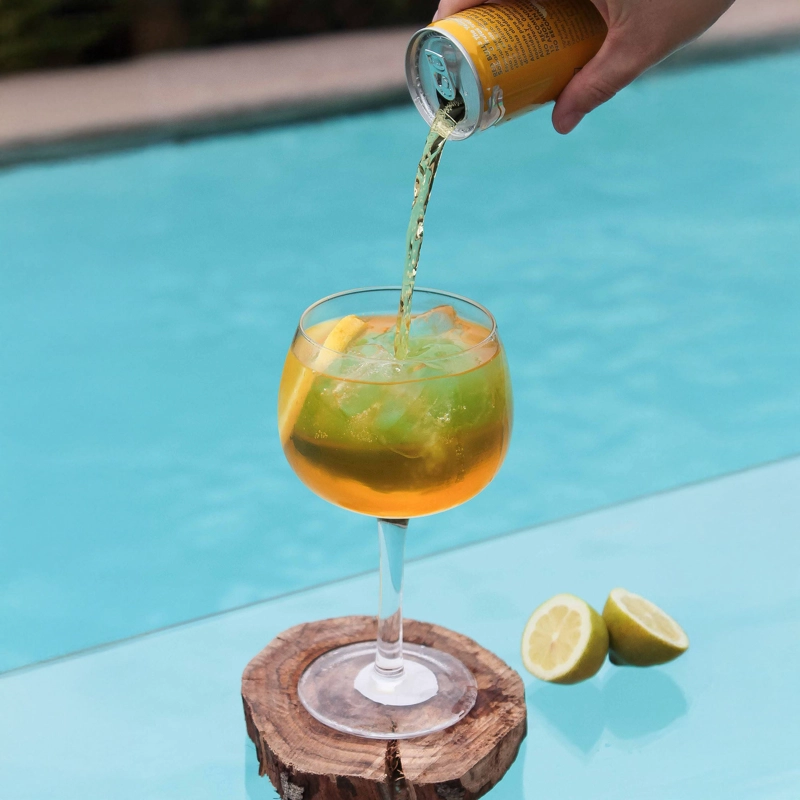 SET 6 COPAS GIN/AGUA ULM TRANSPARENTE - 1