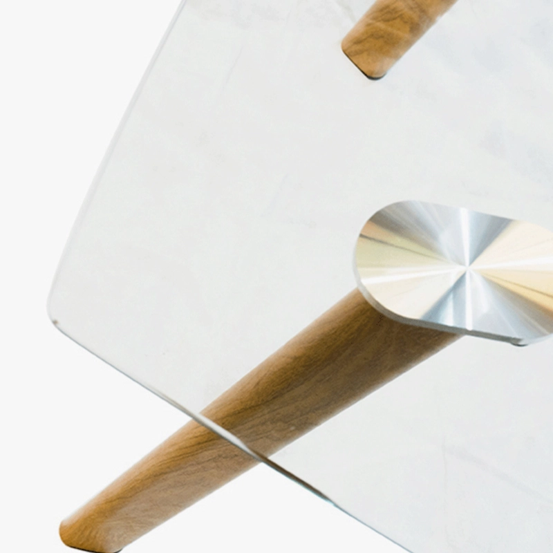 MESA DE COMEDOR CRISTAL 80X80CM - 3
