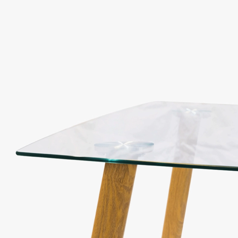 MESA DE COMEDOR CRISTAL 80X80CM - 4