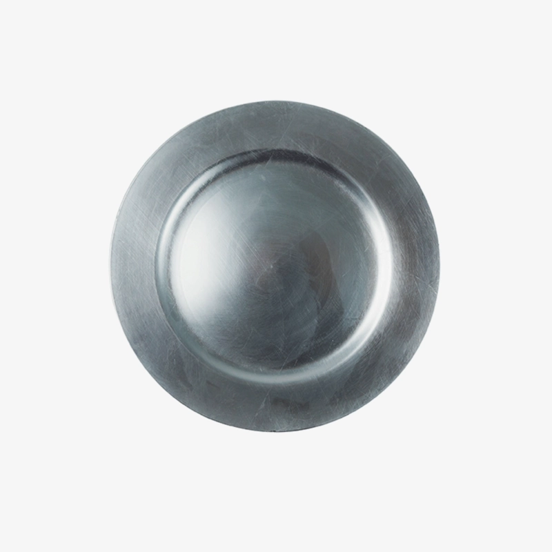 PLATO BASE PLATEADO SET 4 PZS - 1