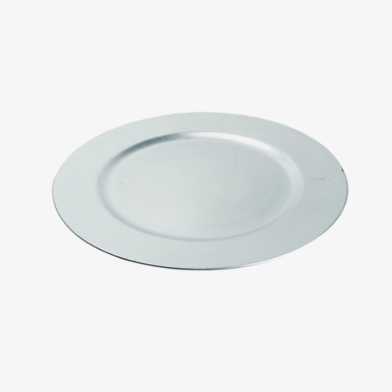PLATO BASE PLATEADO SET 4 PZS - 2