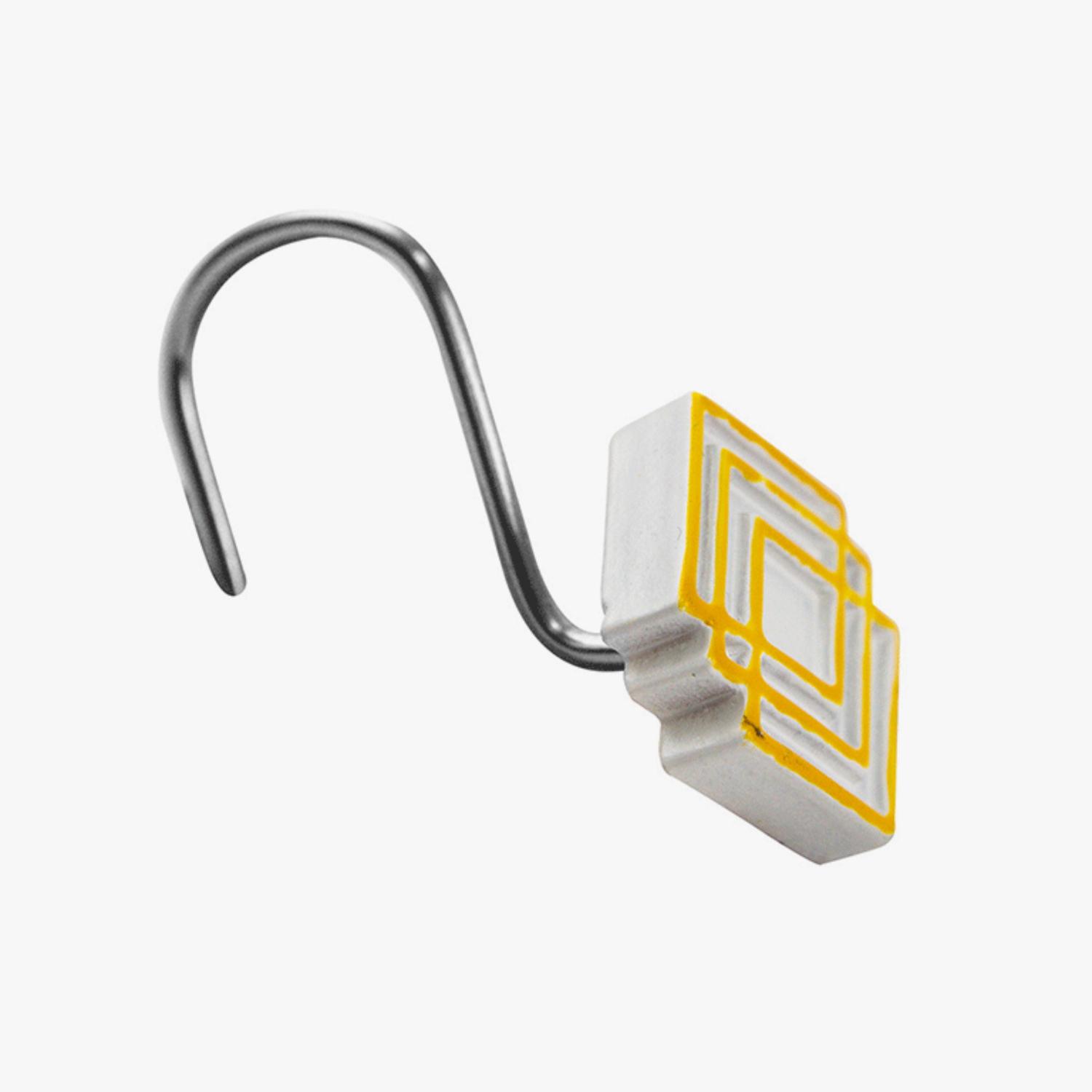 SET BATH 13 PZS GEOMETRICA DORADA - 3