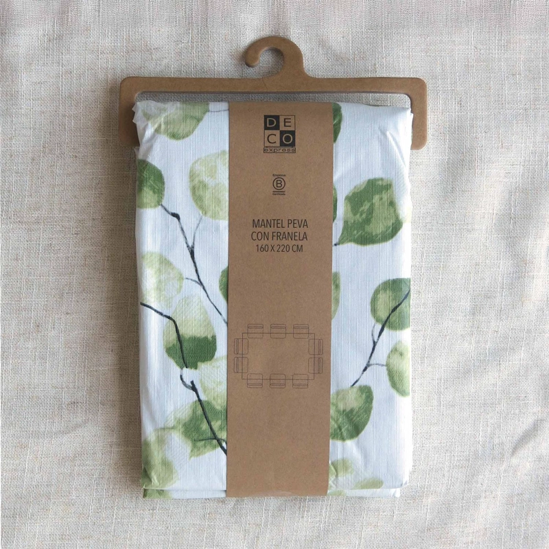 MANTEL PEVA NATURAL 130X180 - 7