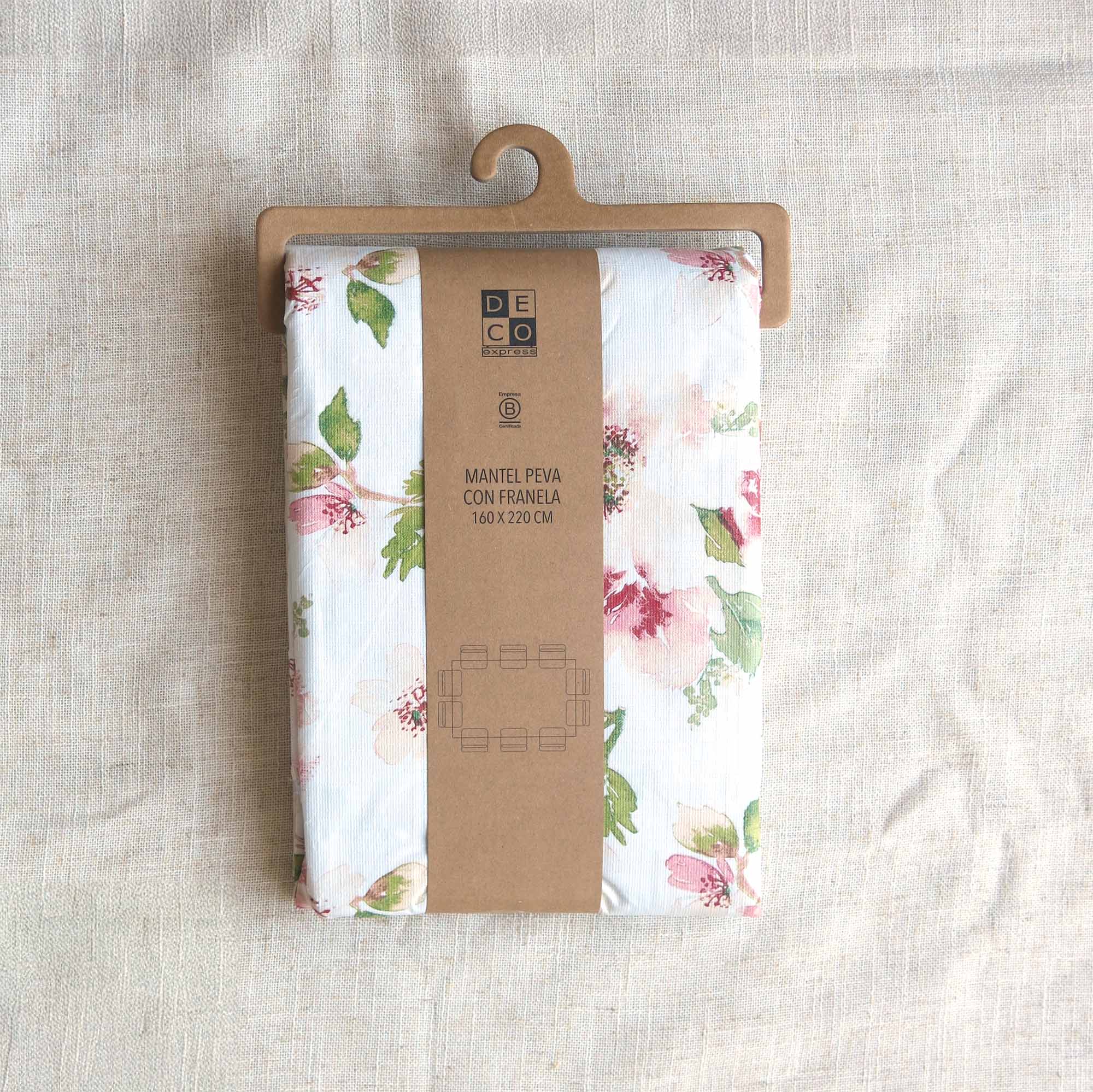 MANTEL PEVA FLORES 130X180 - 1