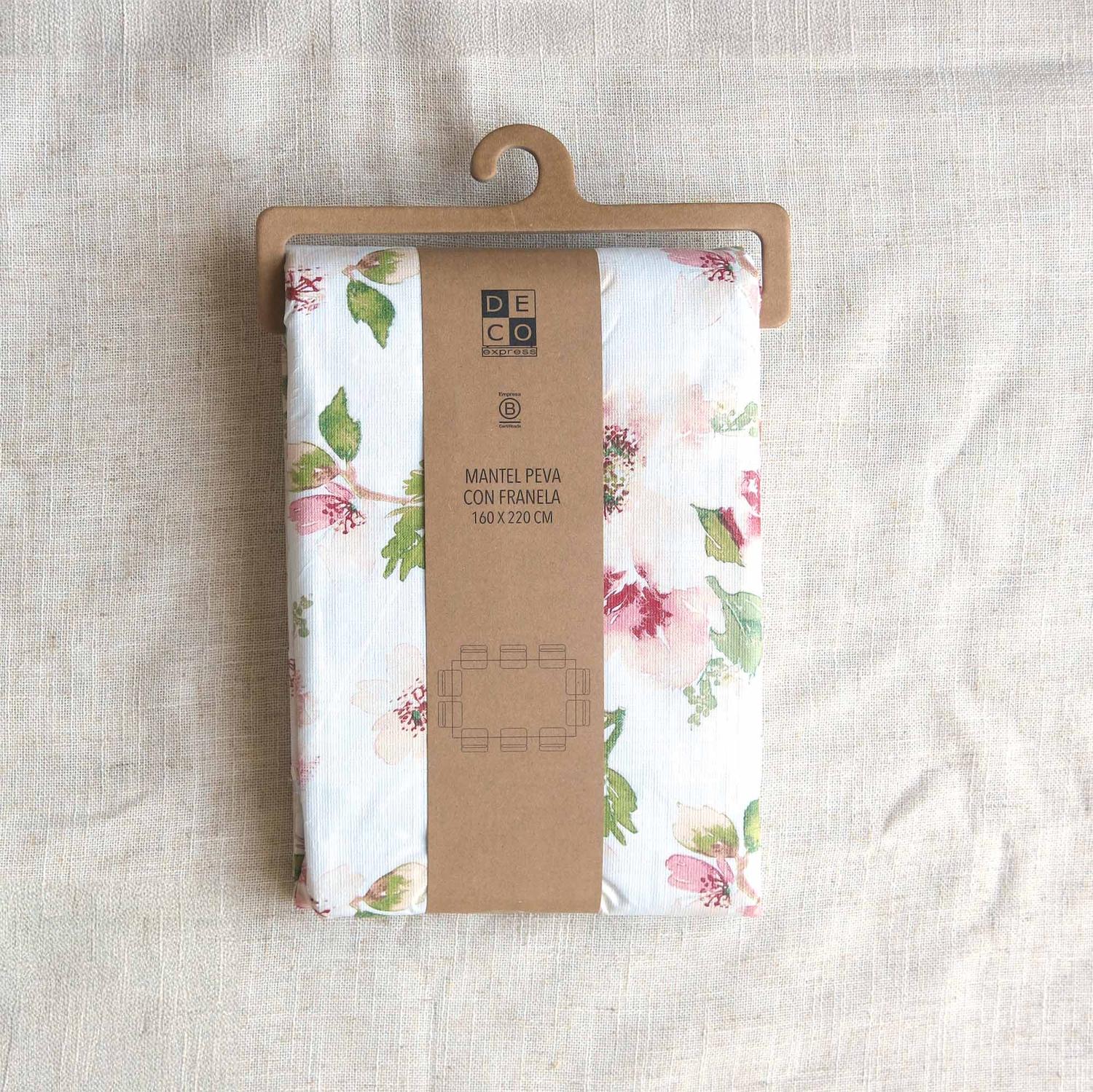 MANTEL PEVA FLORES 130X180 - 7