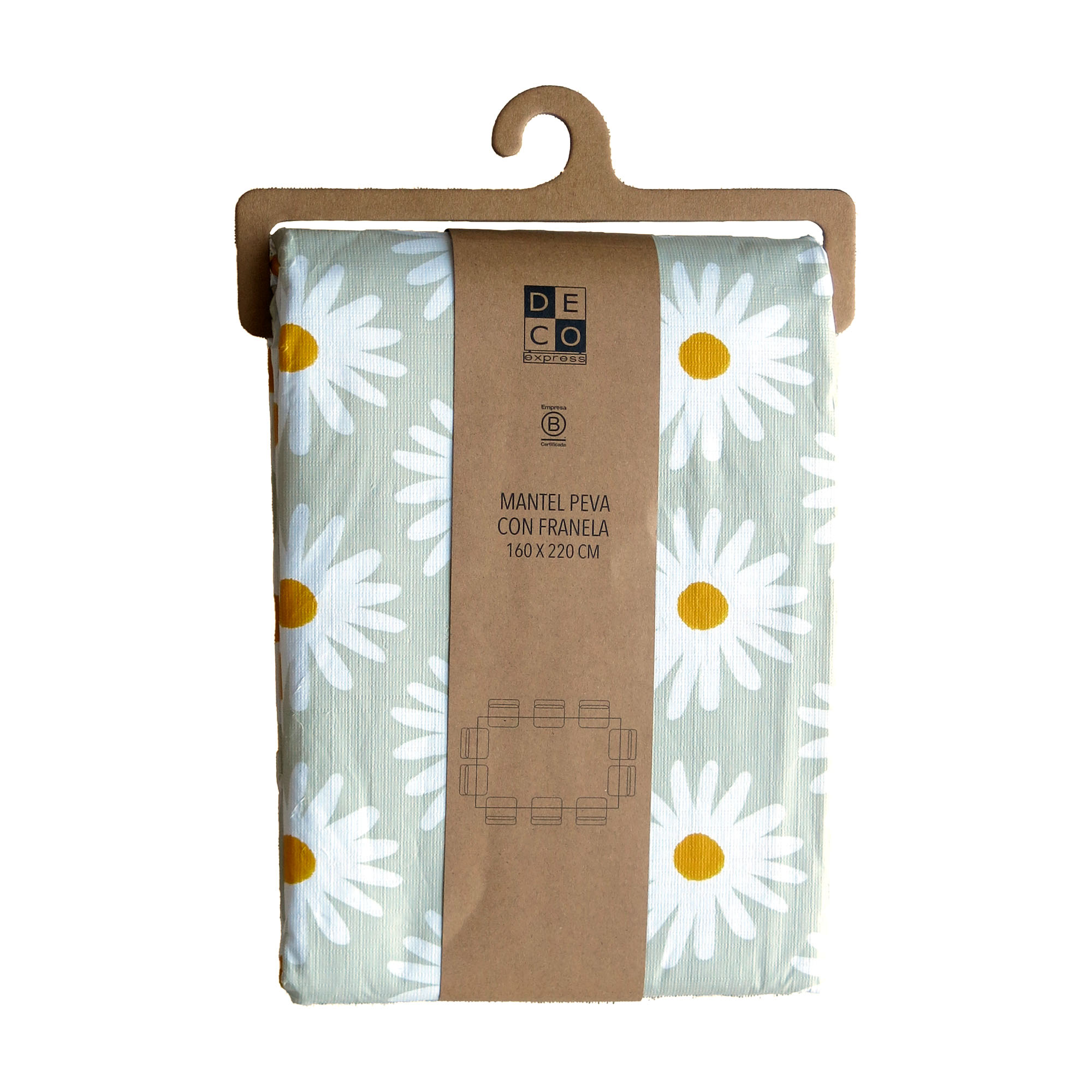 MANTEL PEVA MARGARITAS 180X280 - 4