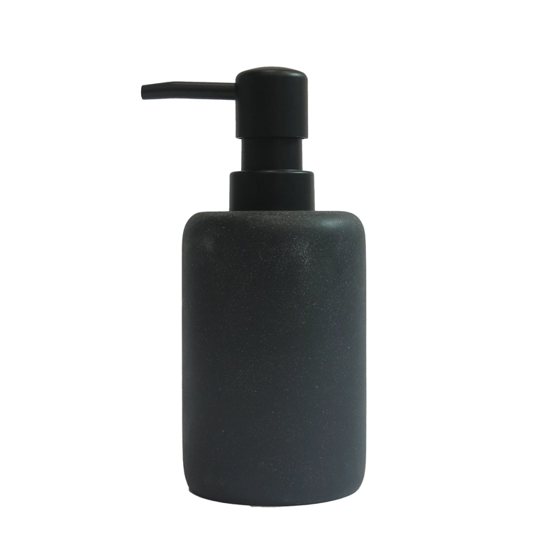 SET 2 ACCESORIOS DE BAÑO DISPENSADOR DE JABON Y VASO NOIR - 3