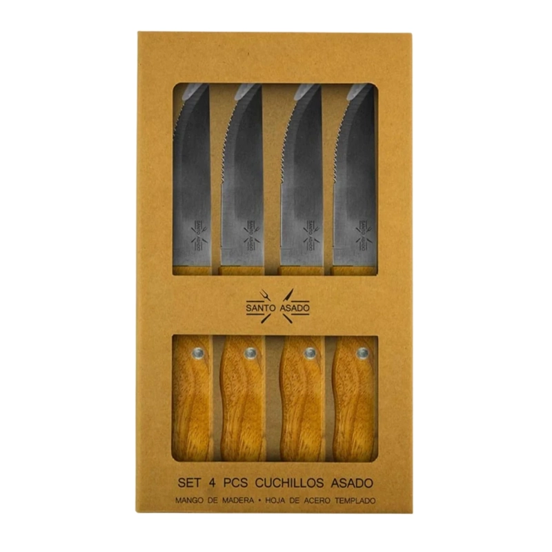 SET DE CUCHILLOS PARA ASADO LYN 4 PZS - 5
