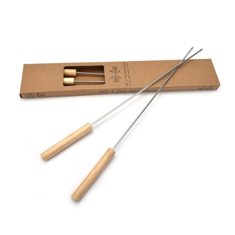 SET 4 FIERROS PARA ANTICUCHOS