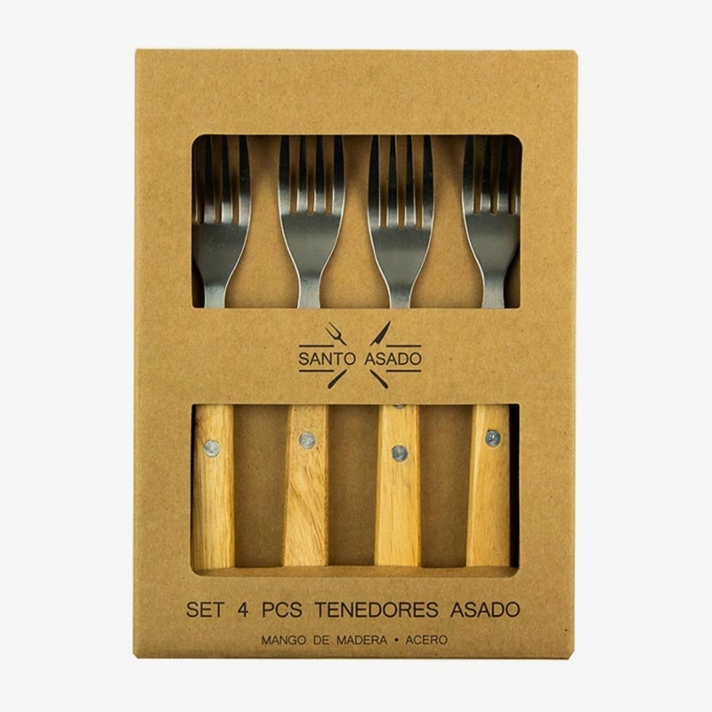 SET DE TENEDORES PARA ASADO LYN 4 PZS - 4