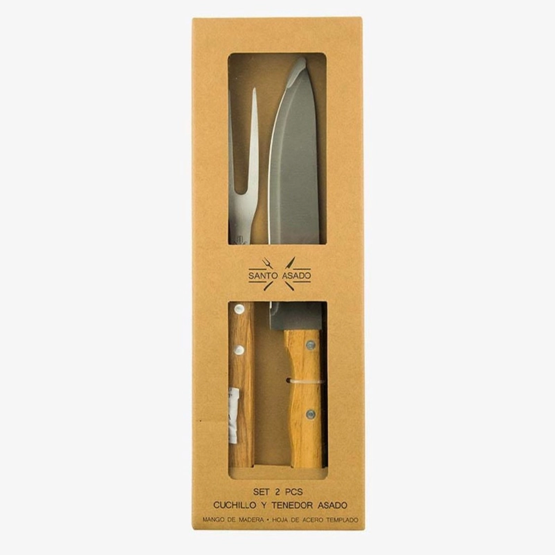 SET 2 PZS CUCHILLO Y TENEDOR ASADO LYN - 4